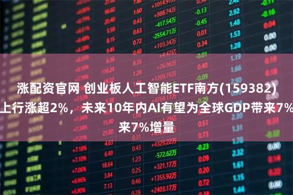 涨配资官网 创业板人工智能ETF南方(159382)活跃上行涨超2%，未来10年内AI有望为全球GDP带来7%增量